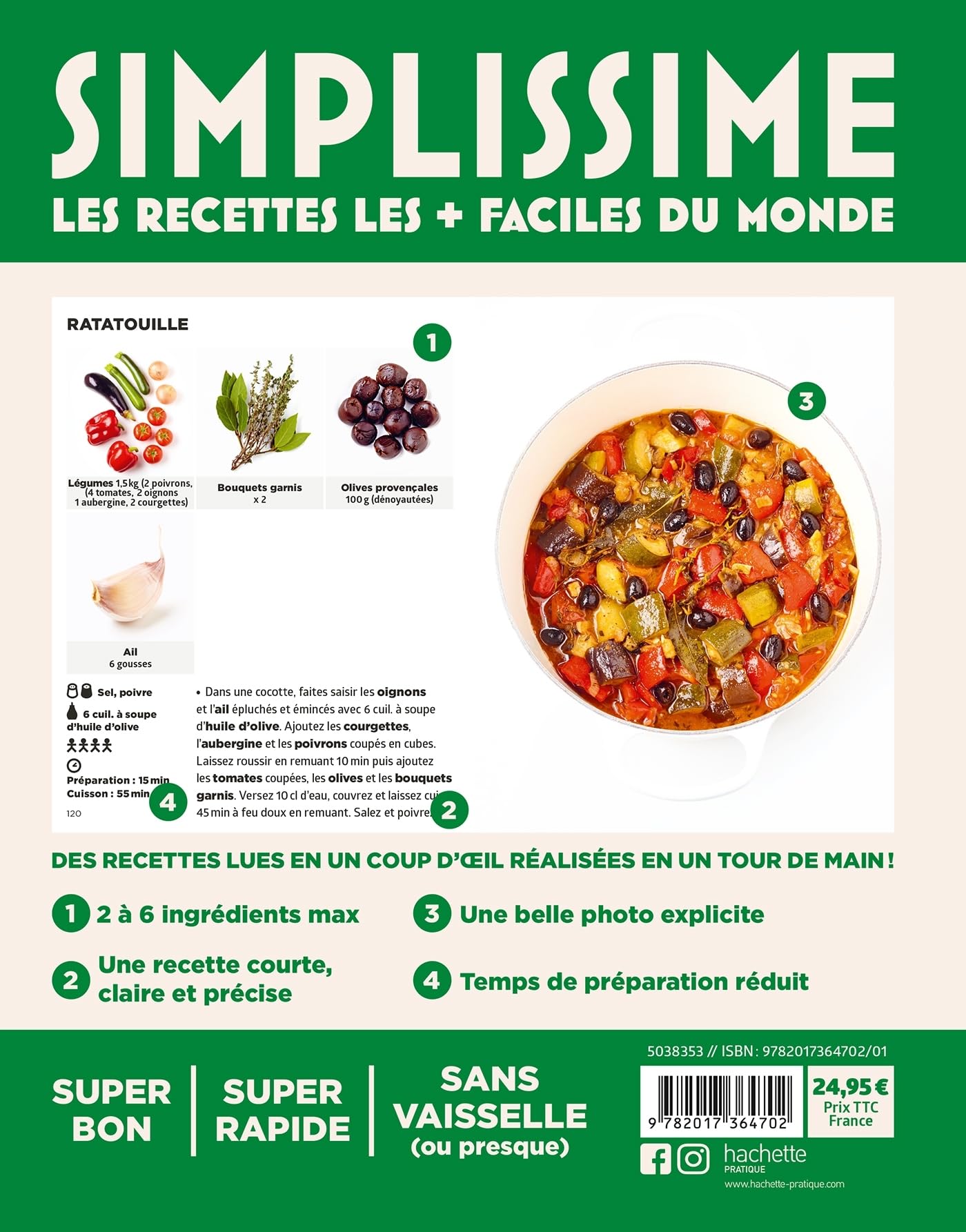 Simplissime Légumes - Les recettes les + faciles du monde