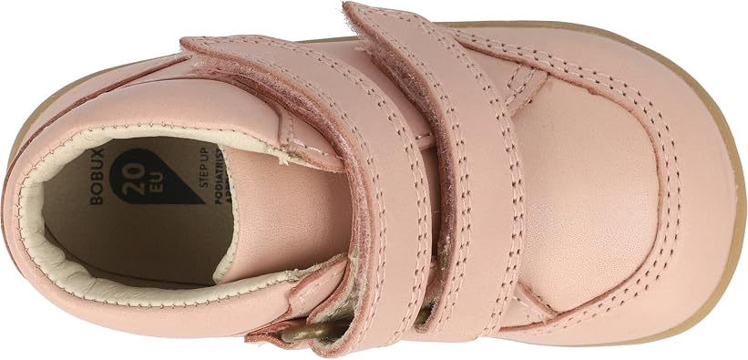 Bobux Step Up Timber Boots Dusk Pearl Leather Adjustable Straps for Cooler Climates