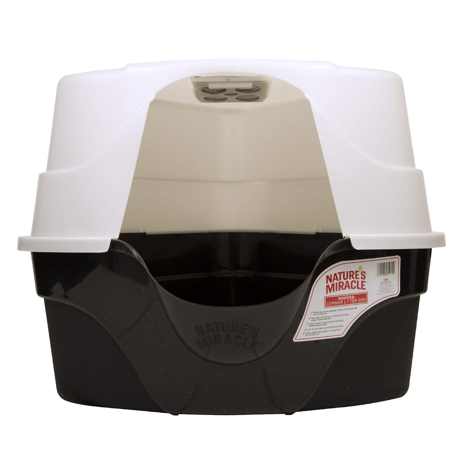 Buy Nature's Miracle Advanced Hooded Corner Litter Box (P5915) Online