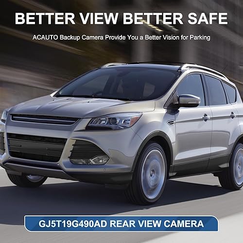 Miniatura 73 de Cámara de respaldo de visión trasera compatible con Ford Escape 2014 2015 2016, cámara de asistencia de respaldo de estacionamiento de seguridad