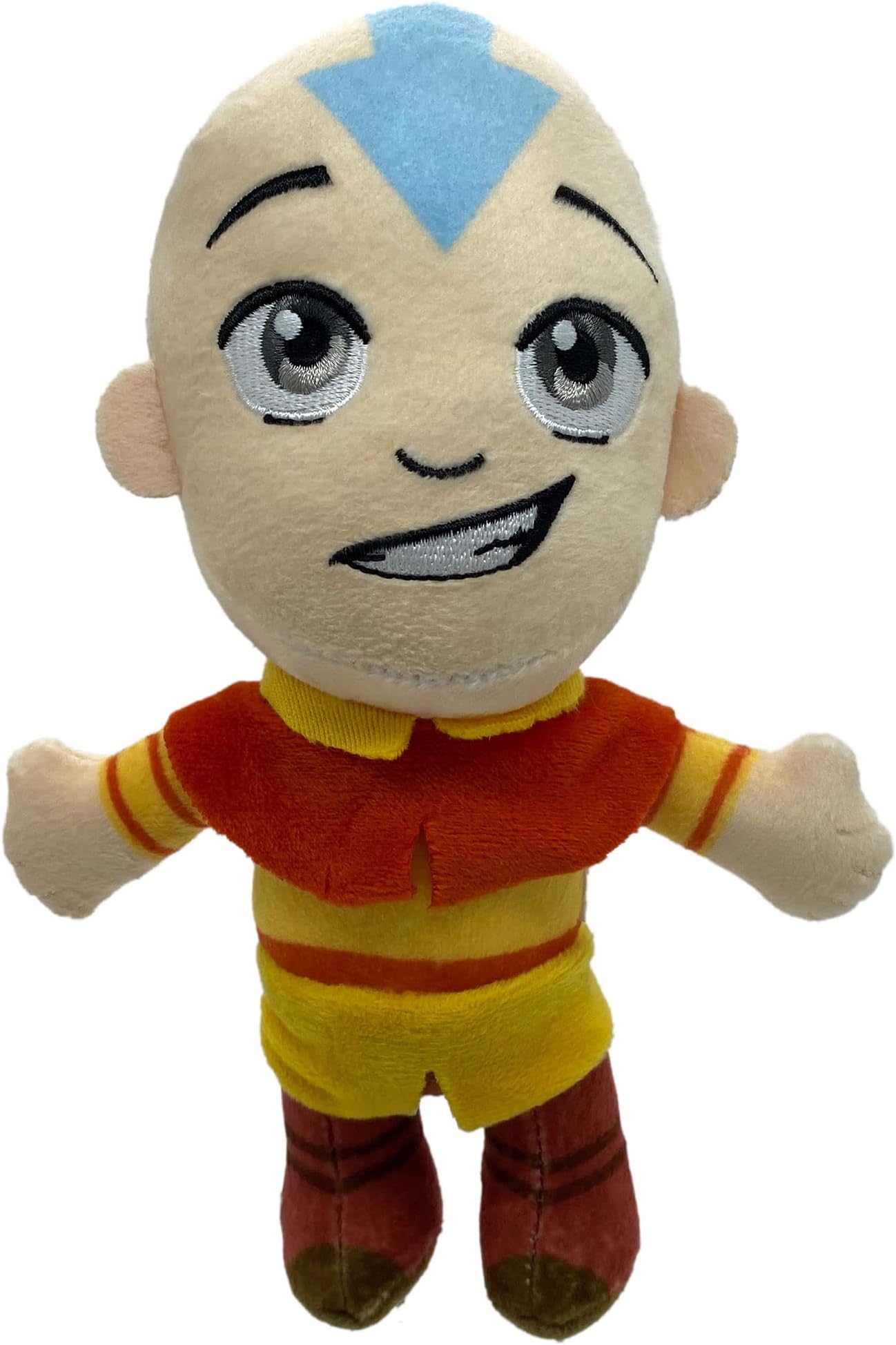 JINX Avatar: The Last Airbender Aang Small Plush Toy, 7.5-in Stuffed Figure from Nickelodeon TV Series for Fans of All Ages