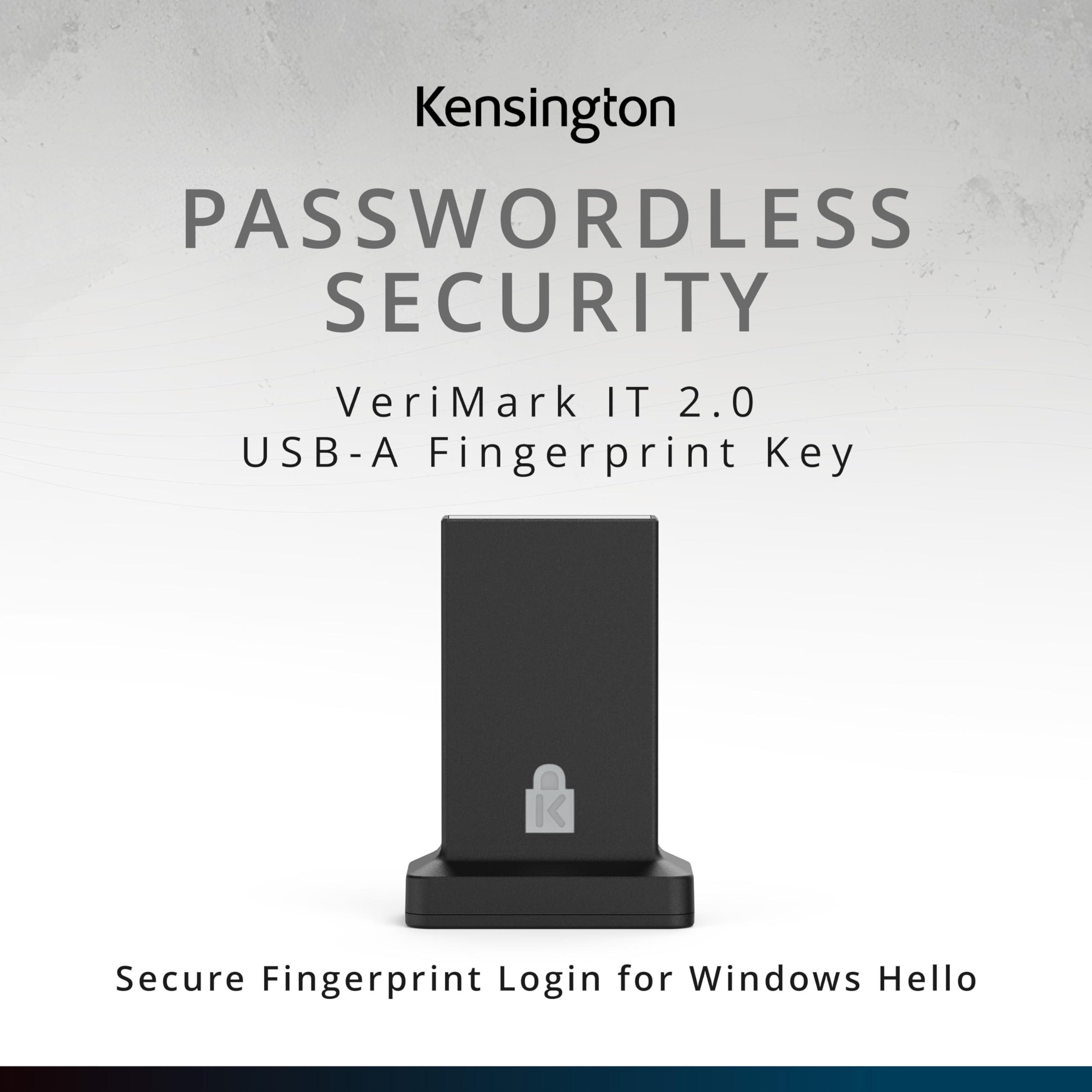 VeriMark™ IT 2.0 USB-A Llave de Huella Dactilar - Windows Hello y Windows Hello para Empresas, Lector de Huellas Dactilares de 360°, Inicio de sesión sin contraseña K64740WW