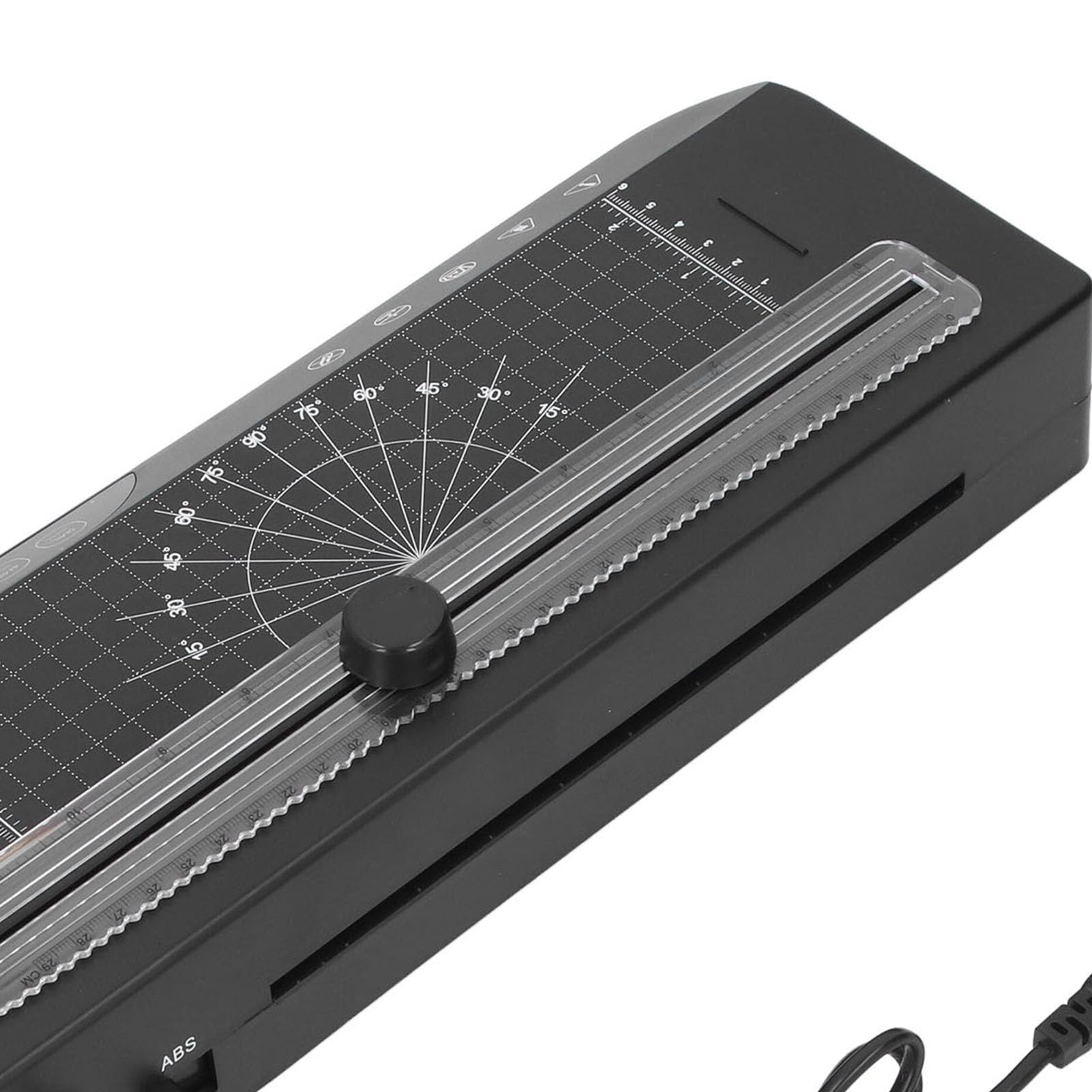 Laminator Fotograficzny z przycinarką, Kompaktowa Maszyna do Laminowania Biurowego, Szybki i Cichy Laminator do Rysowania Menu Dokumentów A4 Poniżej (Marhynchus471rxig0wn-11)