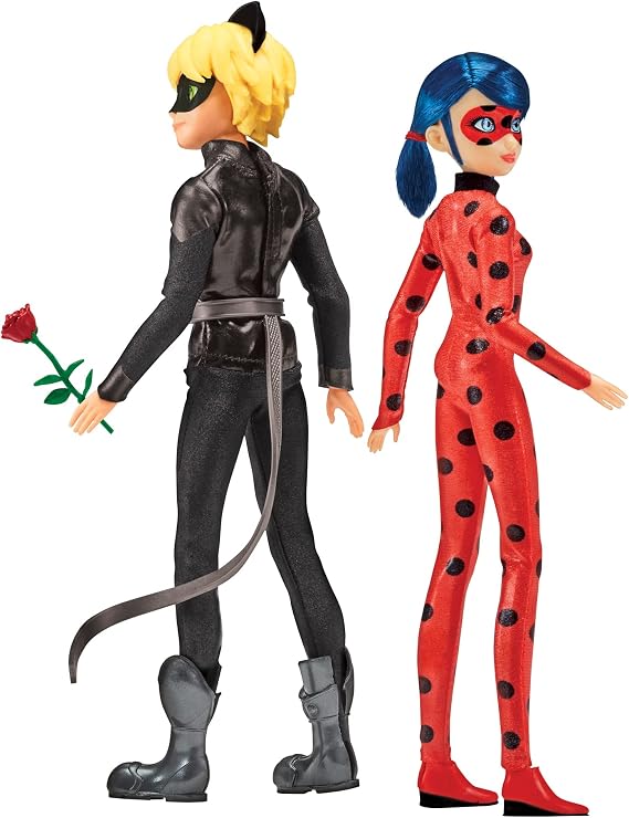 Miraculous Ladybug & Cat Noir Movie 2-Pack Deluxe Giftset, Movie Accessory