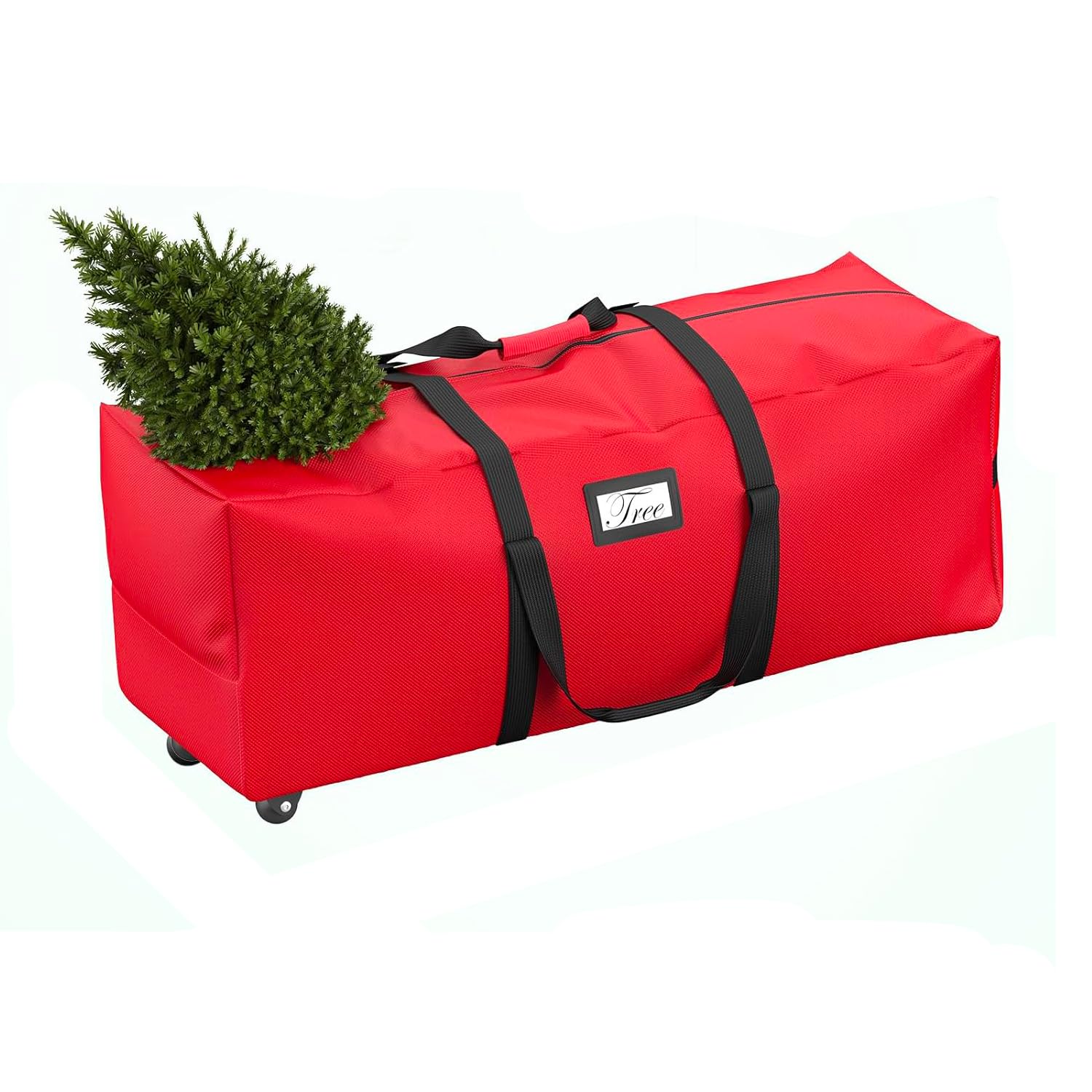 Avilia – Contenitore Porta Albero di Natale con Ruote, Manici Rinforzati e Zip Impermeabile, Ideale per Custodia e Trasporto Alberi fino a 240 cm, Realizzato in Tessuto Oxford Resistente 600D