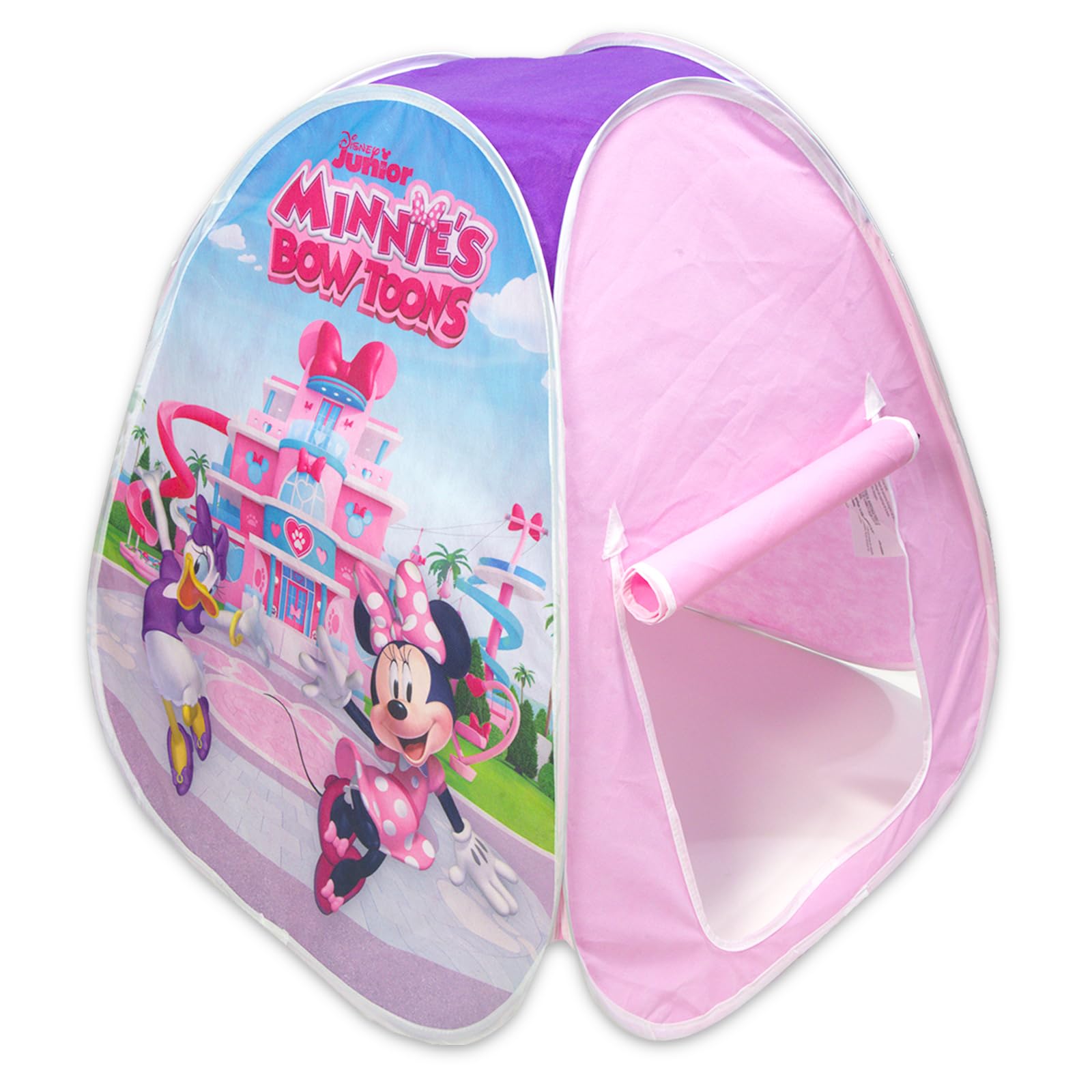 Minnie Mouse Tenda pop-up per bambini – Bundle con Minnie Play Tent per ragazzi e ragazze più adesivi, altro | Tenda Minnie per bambini e bambini