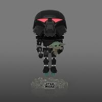 Vista 4 de Vinilo Pop - Star Wars - Dark Trooper con Grogu 488