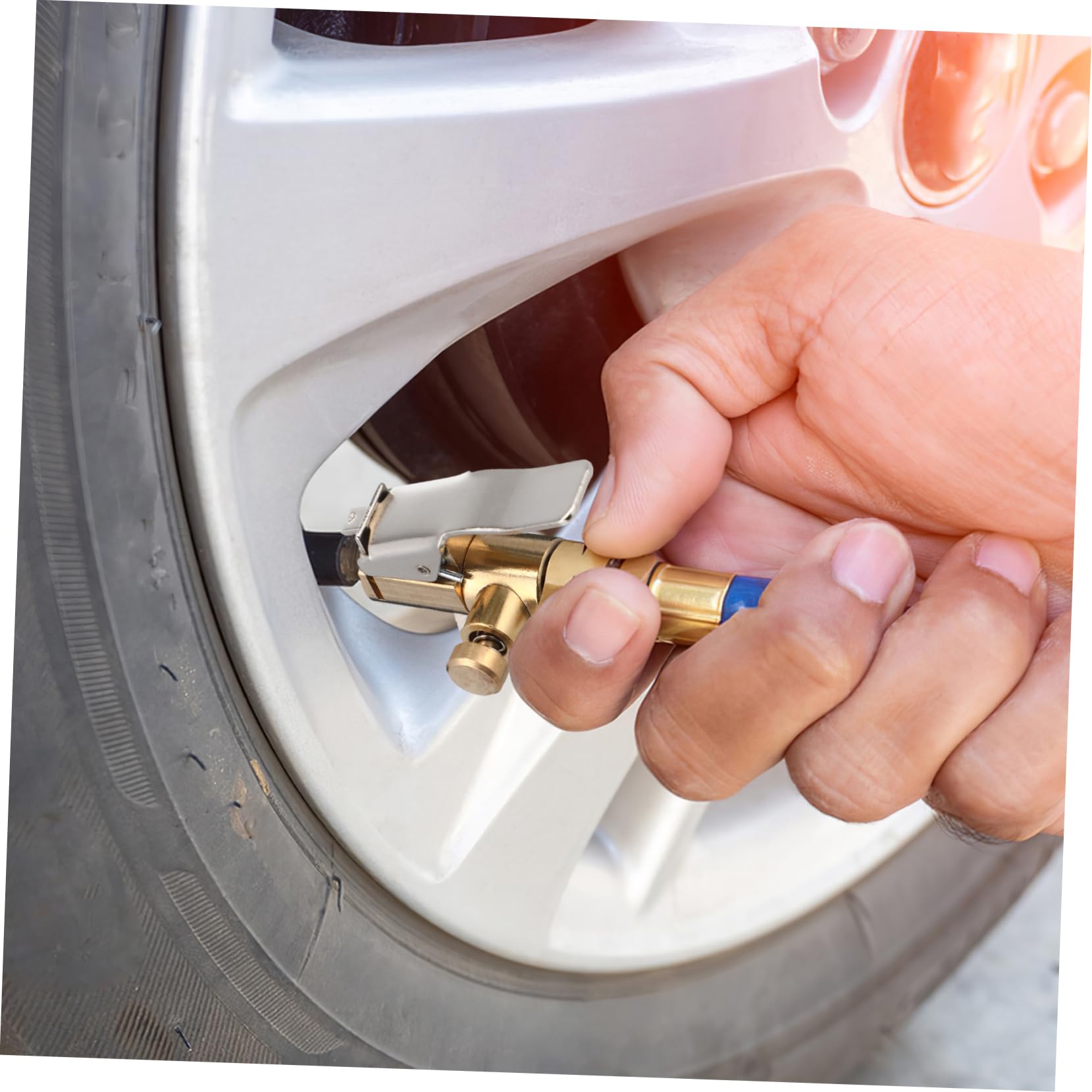OSOLADY 2pcs Quick Connect Locking Air Chuck for Tire Inflator Tire Air Chuck for Efficient Inflation Compatible