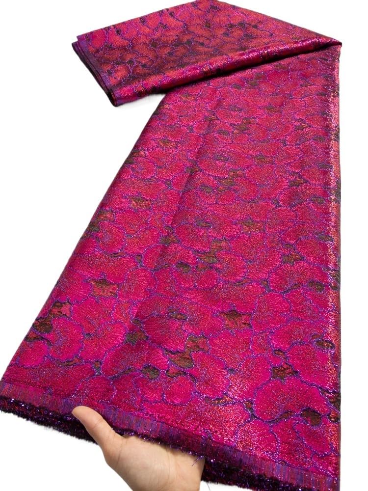 Material for Sewing Jacquard Lace Fabric Brocade for Sewing Women Wedding Party Dresses(TY37505)
