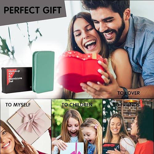 Miniatura 7 de Kit de Uñas Tumkun, Kit de Manicura, Kit de Cuidado de Uñas Para Mujeres, Juego de Manicura y Pedicura, Kit de Cortaúñas y Cortaúñas de Pies, Kit de