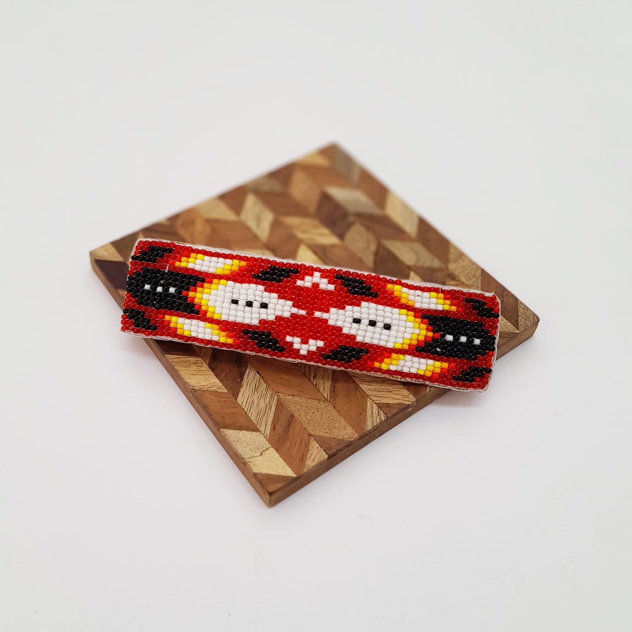 Pinzas de pelo con cuentas estilo nativo americano hecho a mano colección (patrón-12H)