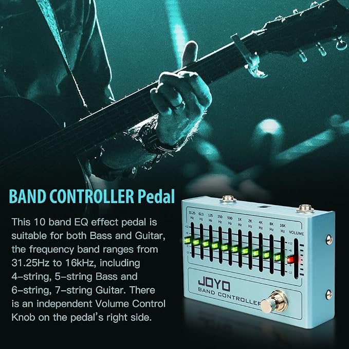 Ecualizador gráfico de 10 bandas JOYO para guitarra y bajo miniatura 2