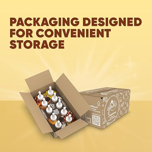 Vista 13 de Glade PlugIns - Recambios de ambientador, aceites perfumados y esenciales para el hogar y el baño, Apple Cinnamon, 6.7 onzas líquidas, 10