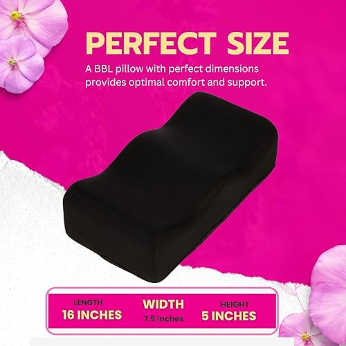 Miniatura 3 de BBL - Almohada para después de la cirugía, almohada suave para levantamiento de glúteos con orinario femenino y bolsa de mano, almohada de cirugía