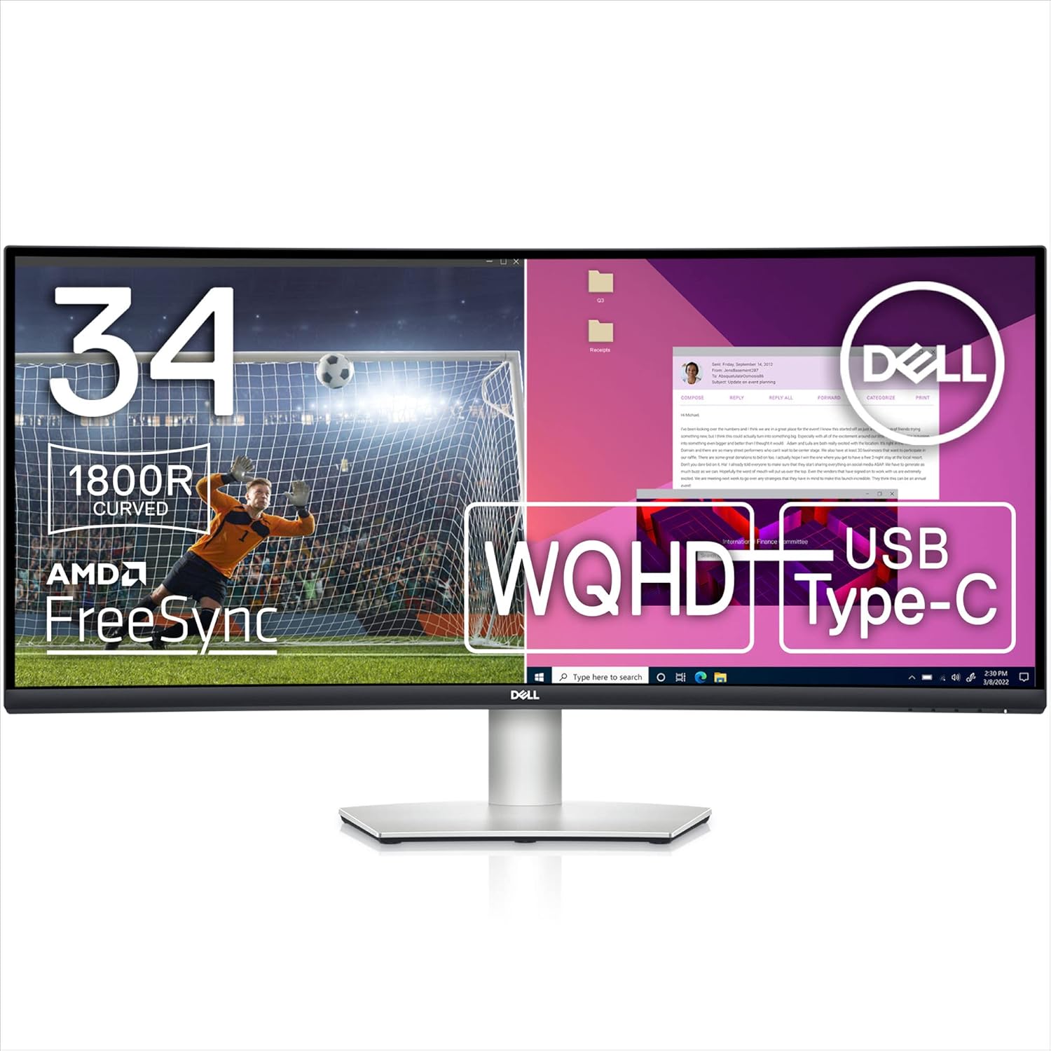 DELLデジタル ハイエンド シリーズ34インチ 曲面USB-Cハブ モニター U3423WE