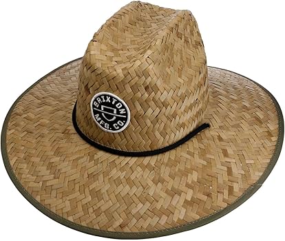 Amazon | [ブリクストン] ストローハット 麦わら帽子 CREST SUN HAT