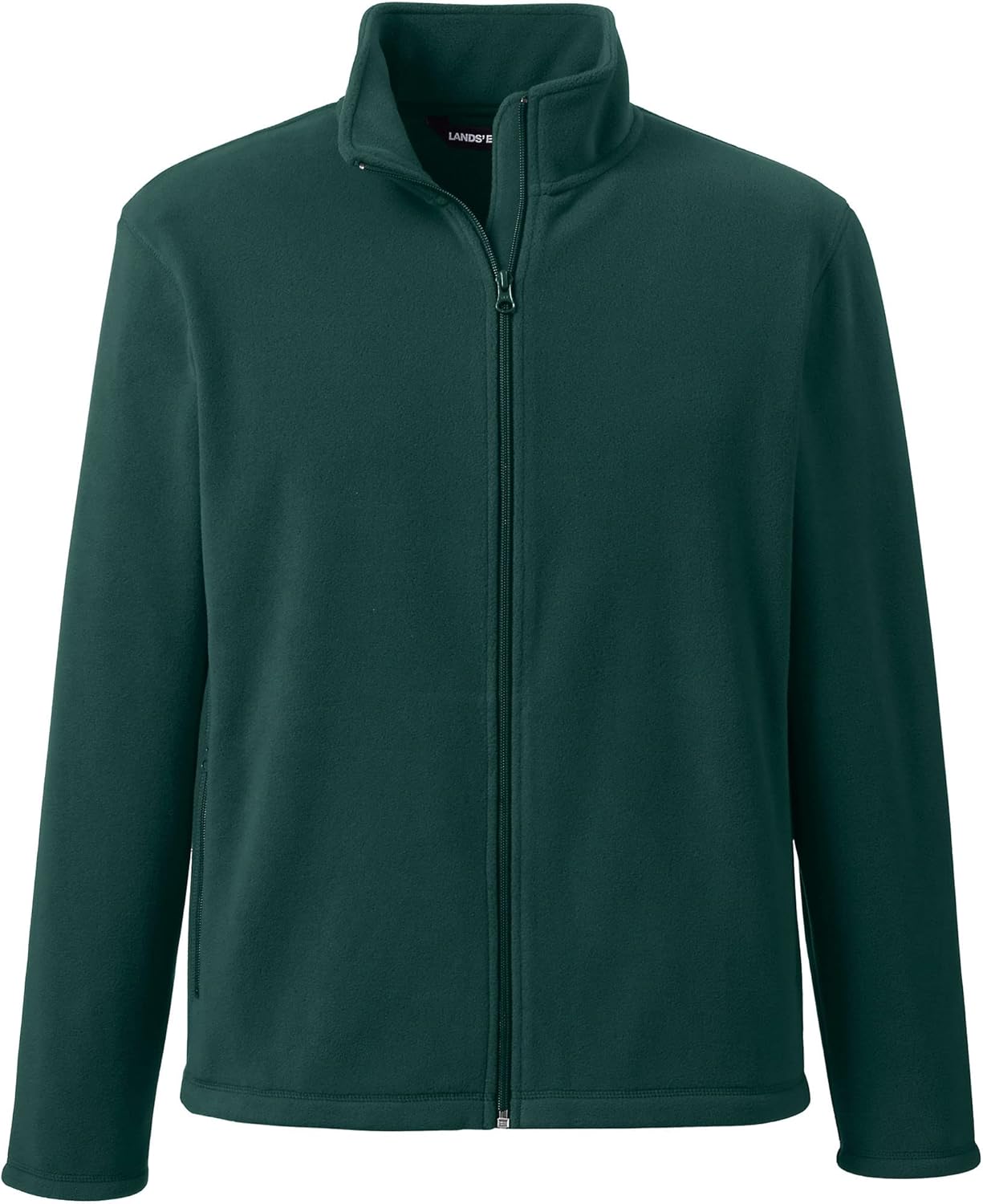 Lands' End Men's Full-Zip Mid-Weight Fleece Jacket - Image 3