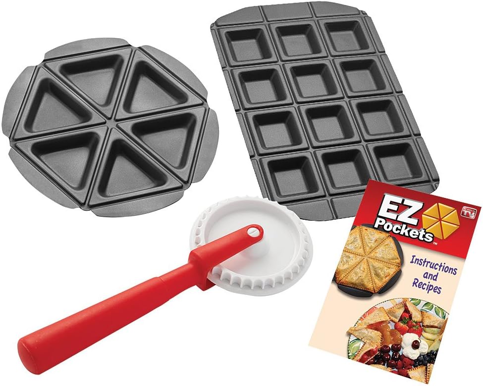 As Seen On TV Easy to Make Individual Pie Pans Tools Recipe Guide