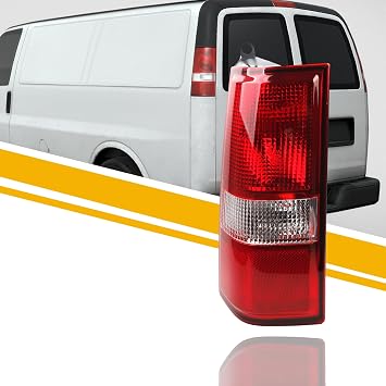 Dasbecan Tail Light Compatible With 2003-2023 2024 2025 Chevy Express GMC Savana 1500/2500/3500 Taillight Rear Lamp Left Driver Side 84216114