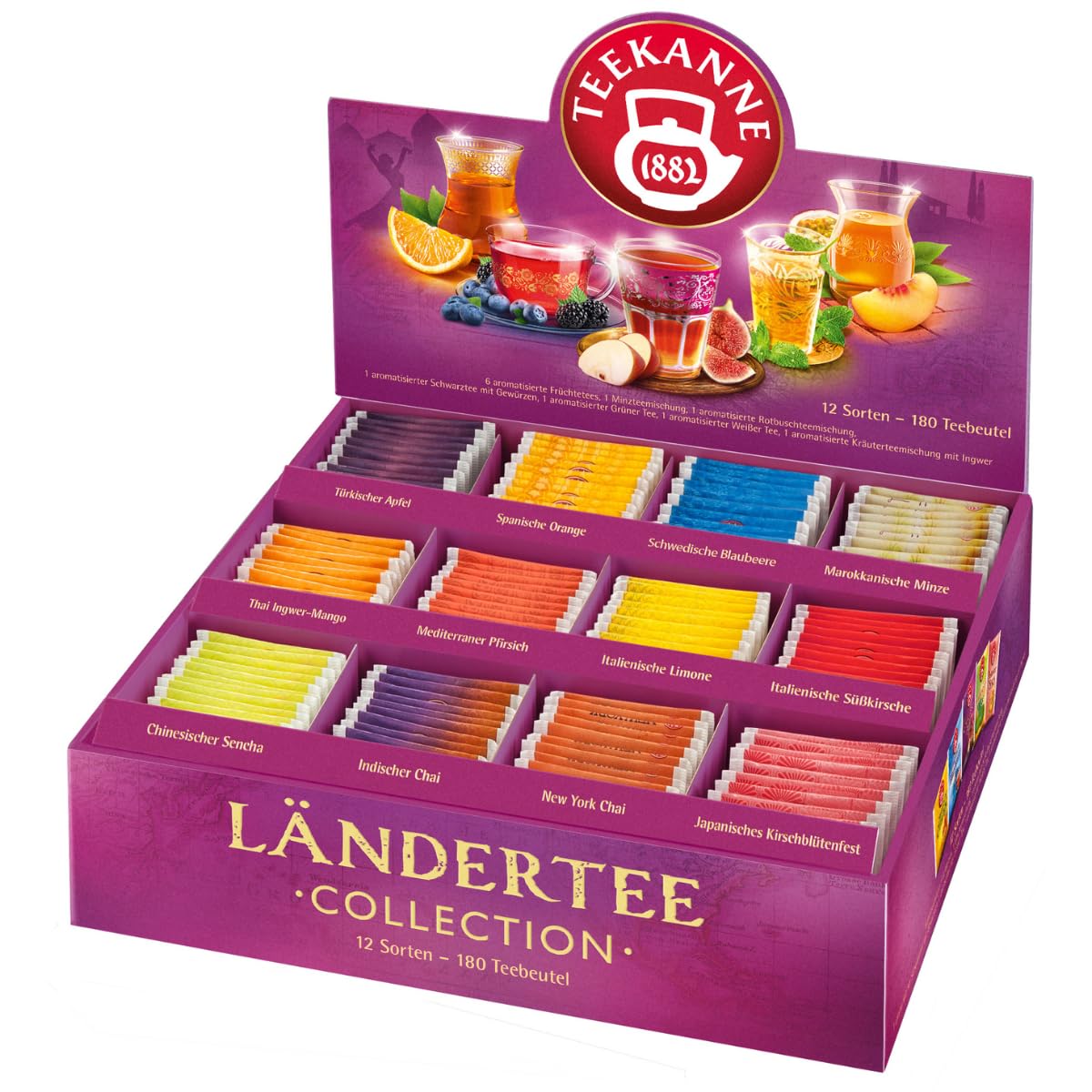 Teekanne Ländertee Collection Box