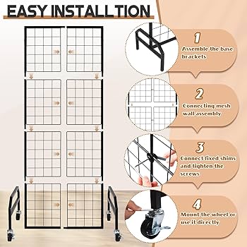 Amazon.co.jp: GADFISH グリッドウォールパネルディスプレイ
