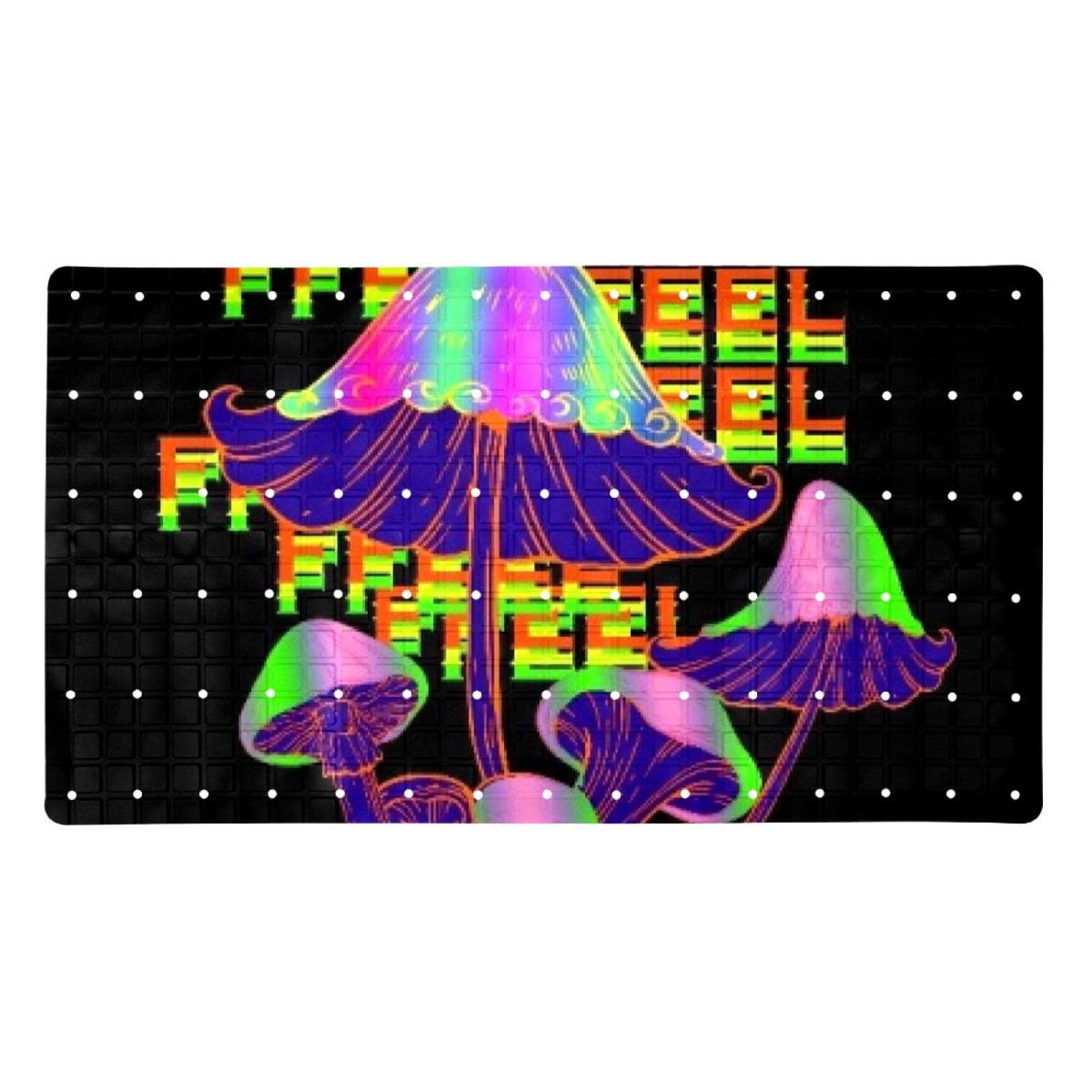 Tapis baignoire champignon amusant pour un bain d'enfant serein