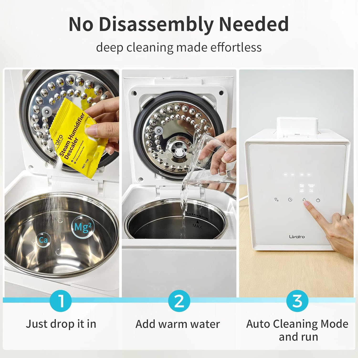 Citric Acid Cleaning – 30 Individually Wrapped Descalers for Humidifiers, Kettles & Distillers | Powerful Anti‑Limescale, Moisture‑Resistant & Eco‑Friendly