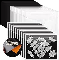 Vista 7 de Bolsa de almacenamiento de sellos y troqueles de 160 piezas y hojas magnéticas de goma, juego de almacenamiento de troqueles para almacenamiento