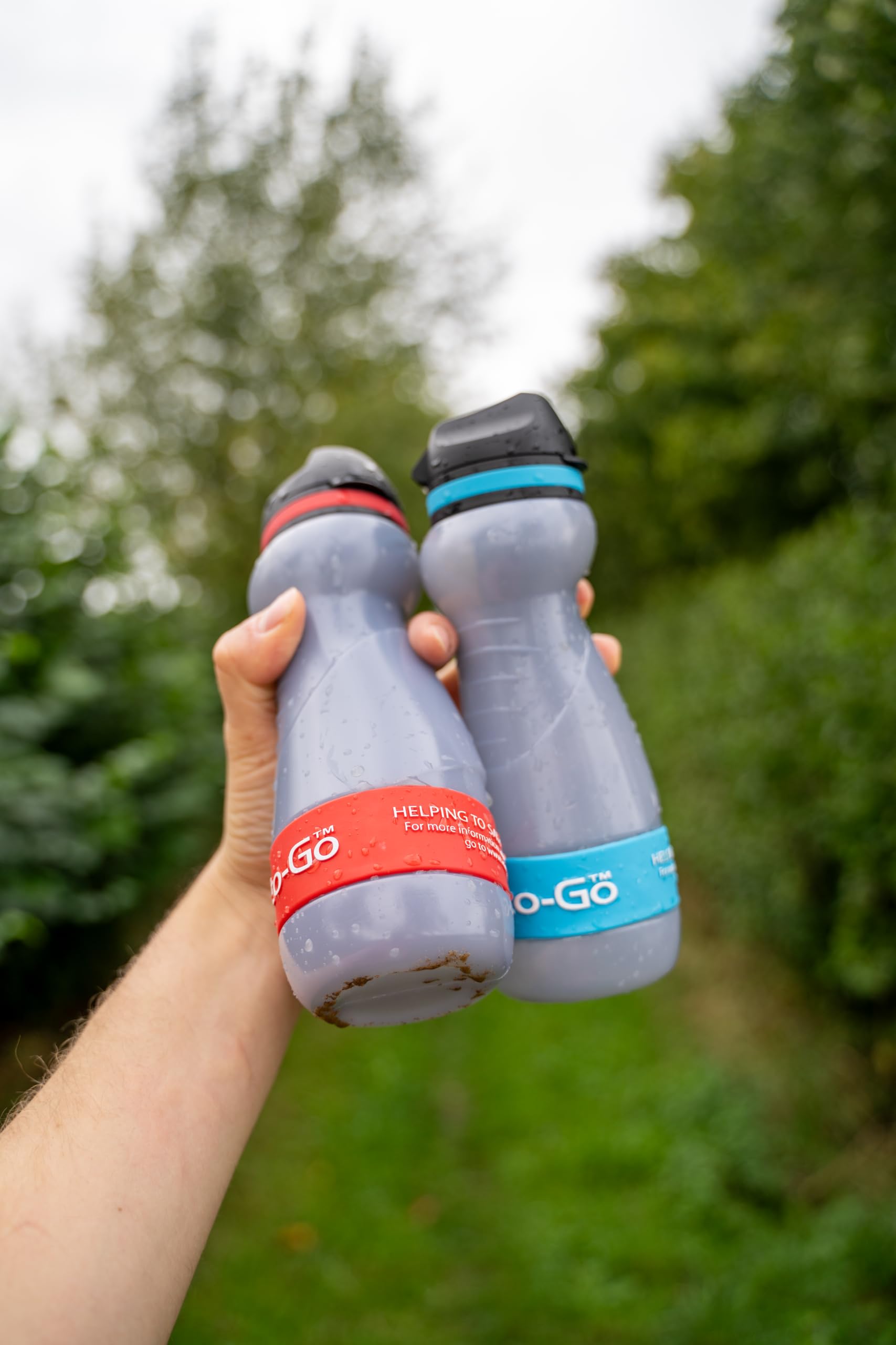 WATER-TO-GO - Gourde - 0,55 l - Avec filtre - Pour boire de l'eau directement à partir d'une rivière, d'un lac ou d'une conduite - Ultra légère et sans BPA - Puissance de filtration de 200 l - Idéale