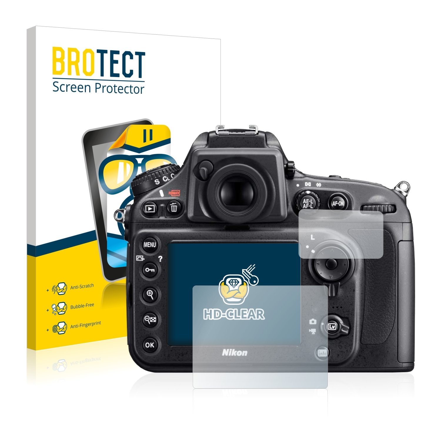 Proteggi Schermo In Vetro Temperato Vulcan Per Nikon D800 / D800E - Antigraffio