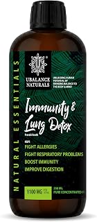 Immunity & Lung Detox 1100 MG | Goodness of 5 potent herbs| May help Boost Immunity and gut health | May also aid in managing allergies and respiratory issues (250 ml)