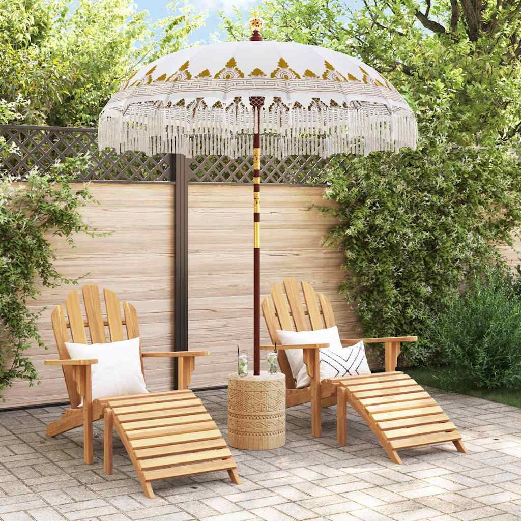 Genérico Parasol Balinés Crema 185 x 185 x 260 cm Algodón,Jardín,Artículos de Exterior,Sombrillas-42006452