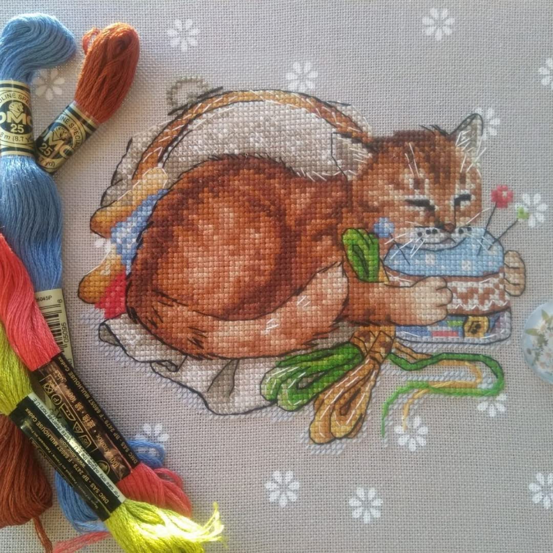 Broderie Au Point De Croix En Normandie En Kit Broderie De AUX 4 POINTS Du Monde Apm881