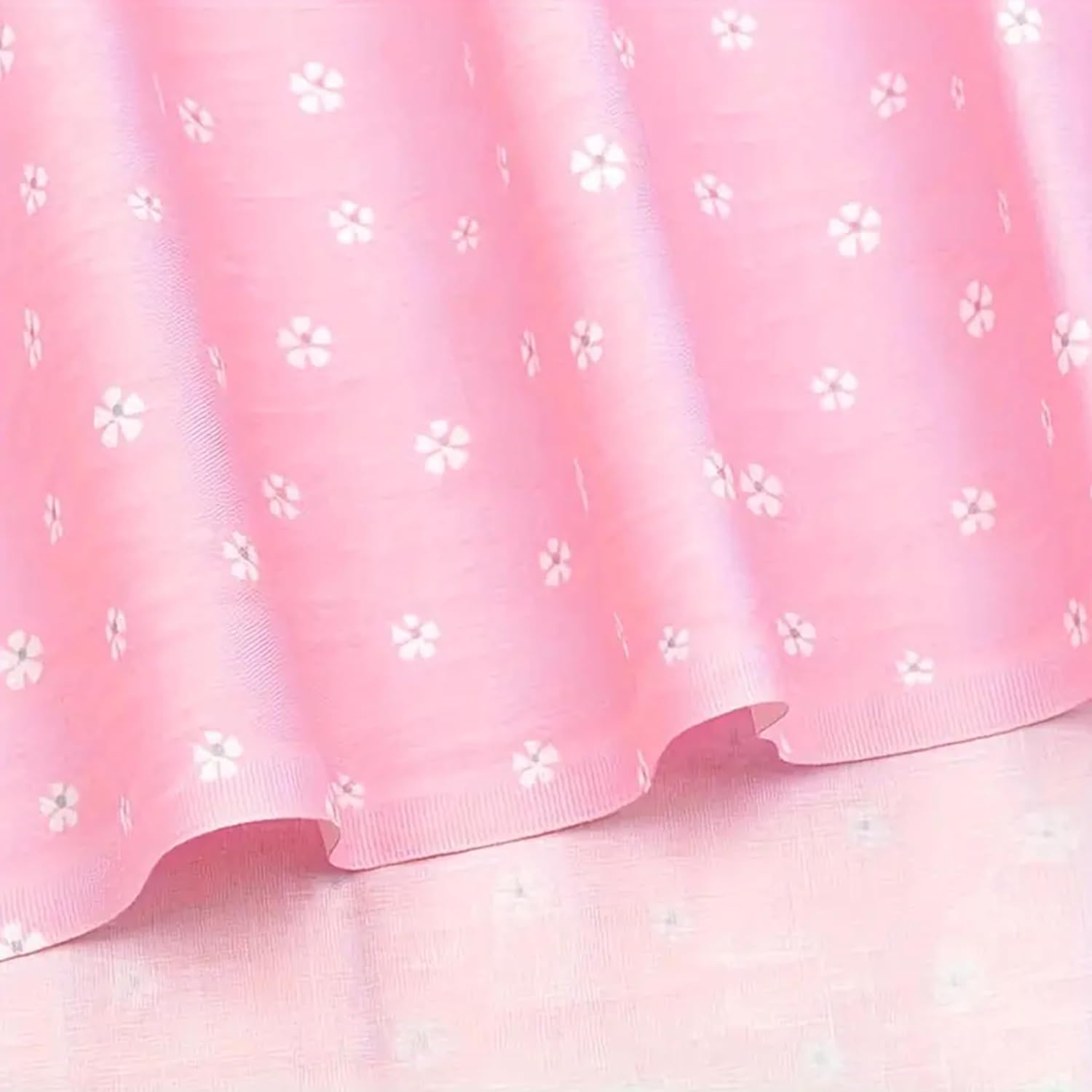 Hanjunzhao Pink Fat Quarters Fabric Bundles Precuts 18 x 22 inch - Bows, Polka Dots, Striped, Solid & Floral Print Cotton Fabric for Quilting, Sewing, Bags, Home Décor, and Crafts (Pink)