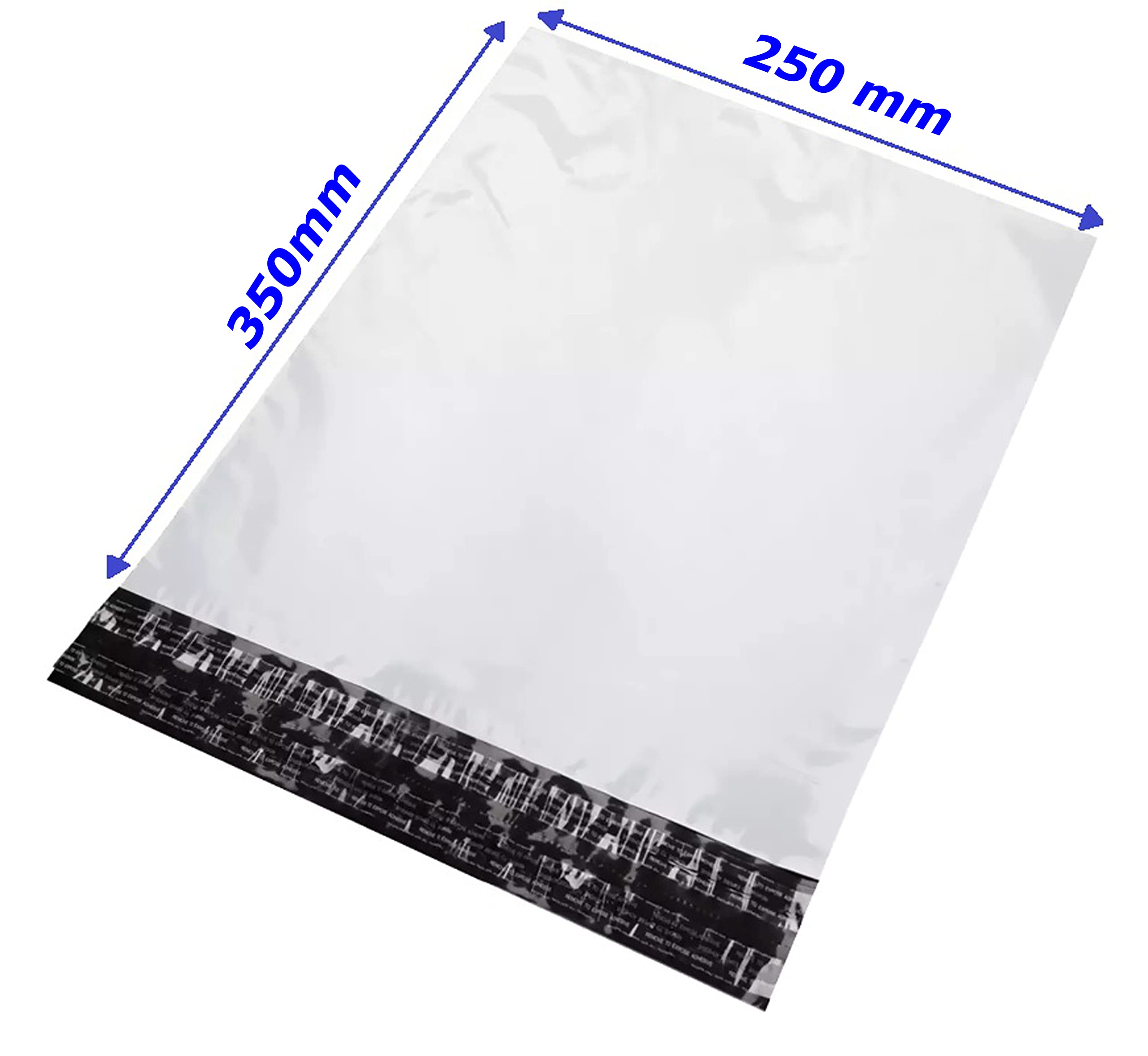 Jeco - Lot de 1000 Enveloppes plastique d'expédition opaques 250x350 mm, pochettes plastifiées VAD 25x35cm 50 microns. Légère, solide, inviolable et imperméable