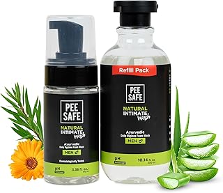 Pee Safe Jabón íntimo para hombre con recarga...