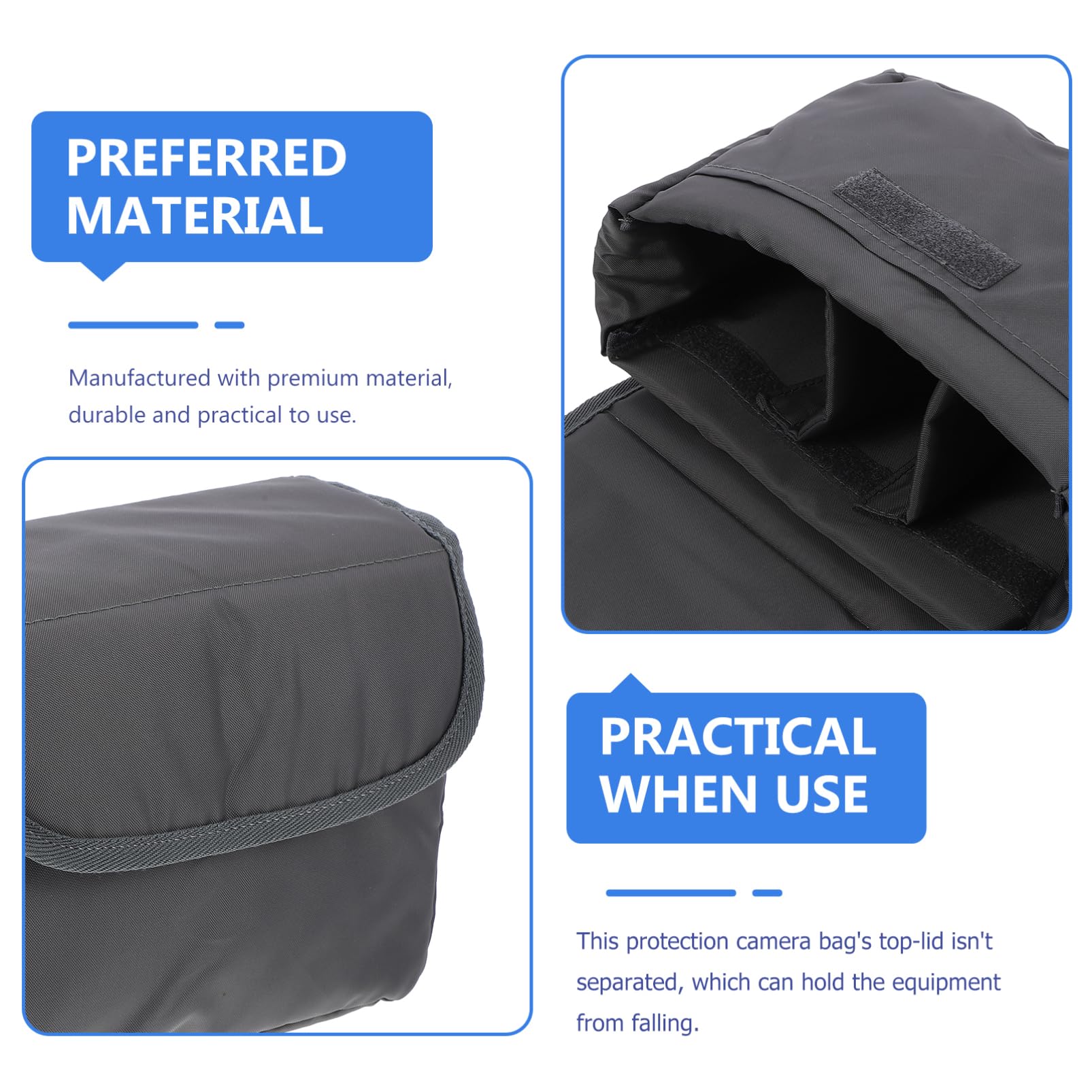 Tofficu 2 Piezas Bolsa Acolchada para Cámara Portátil Estuche Protector para Fotografía Compatible con Mochilas Diseño y para DSLR y Accesorios