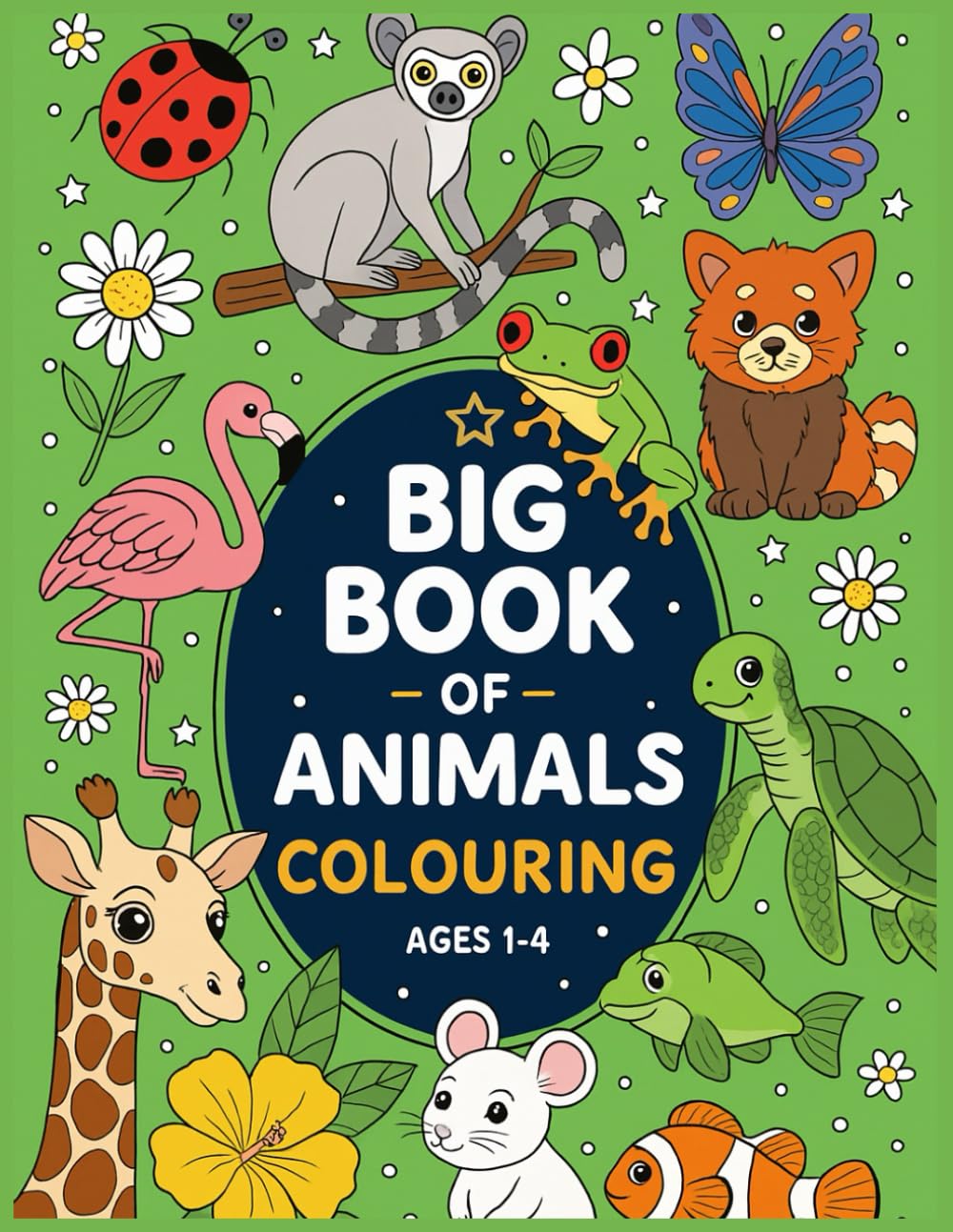 Page to Be Colored: A Fun First Coloring Book for Toddlers Ages 1–4
