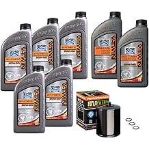 Bel-Ray 合成发动机/变速箱/哈雷戴维森摩托车原油更换,2017 年哈雷 M8,黑油过滤器