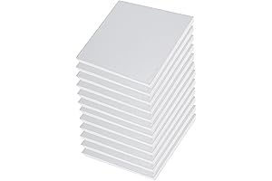 10" Square Cake Drum Set (12-Pack)