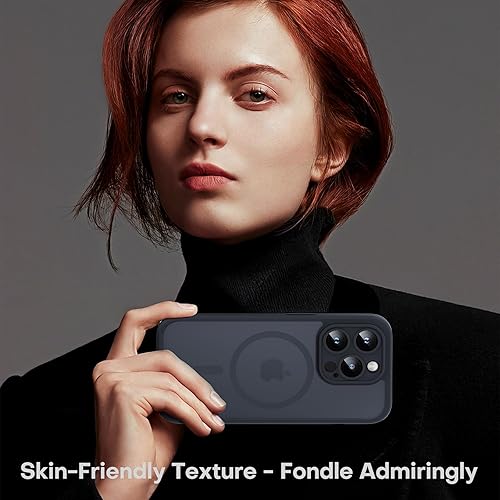 Miniatura 6 de TOCOL Funda magnética para iPhone 15 Pro Max, protección completa mejorada de la cámara, compatible con Magsafe, protección contra caídas,