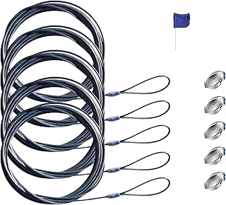 Gripple GPAK4 Fence Post Bracing Kit for Wooden or Metal Posts (16.5' ft Cable and GP Large Joiner) (5)