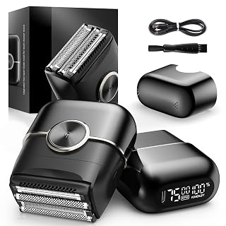 Electric Foil Shavers for Men: 4 Floating Blades & Big LED Display - Amazon product rated Grade B