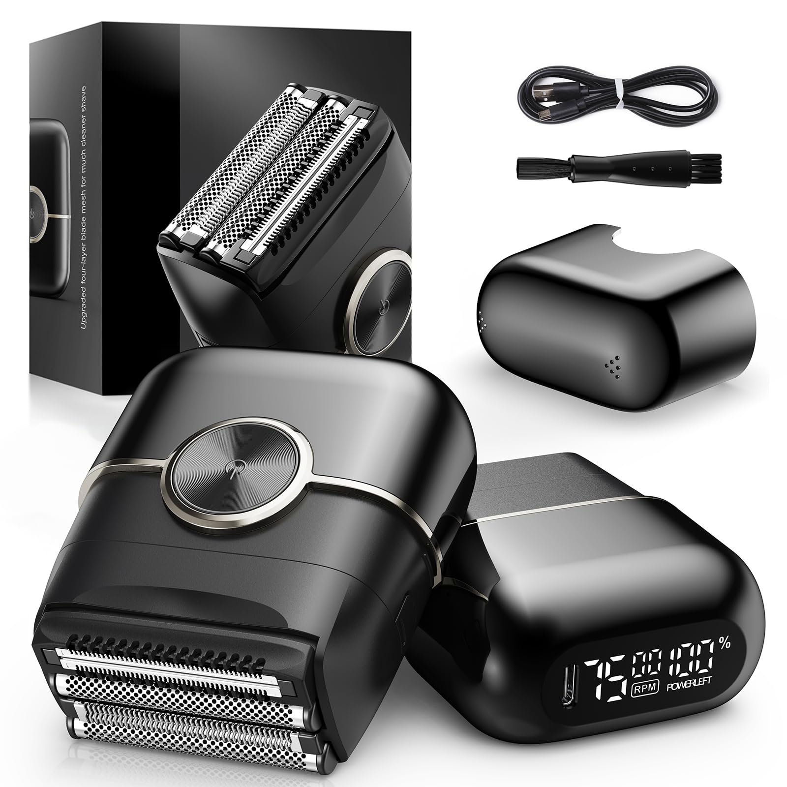 Electric Foil Shavers for Men - 4 Blades -1 Electric Foil Shavers for Men - 4 Blades -1
