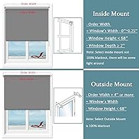 Vista 4 de NUTRO CHILL Persianas para ventanas interiores, persianas opacas con aislamiento térmico, persianas con protección UV para el hogar, puerta, cocina