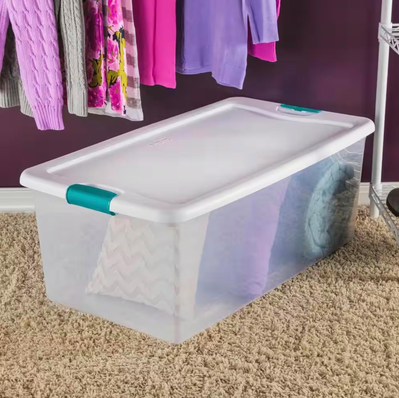 106 Quart Latching Storage Box MP12643