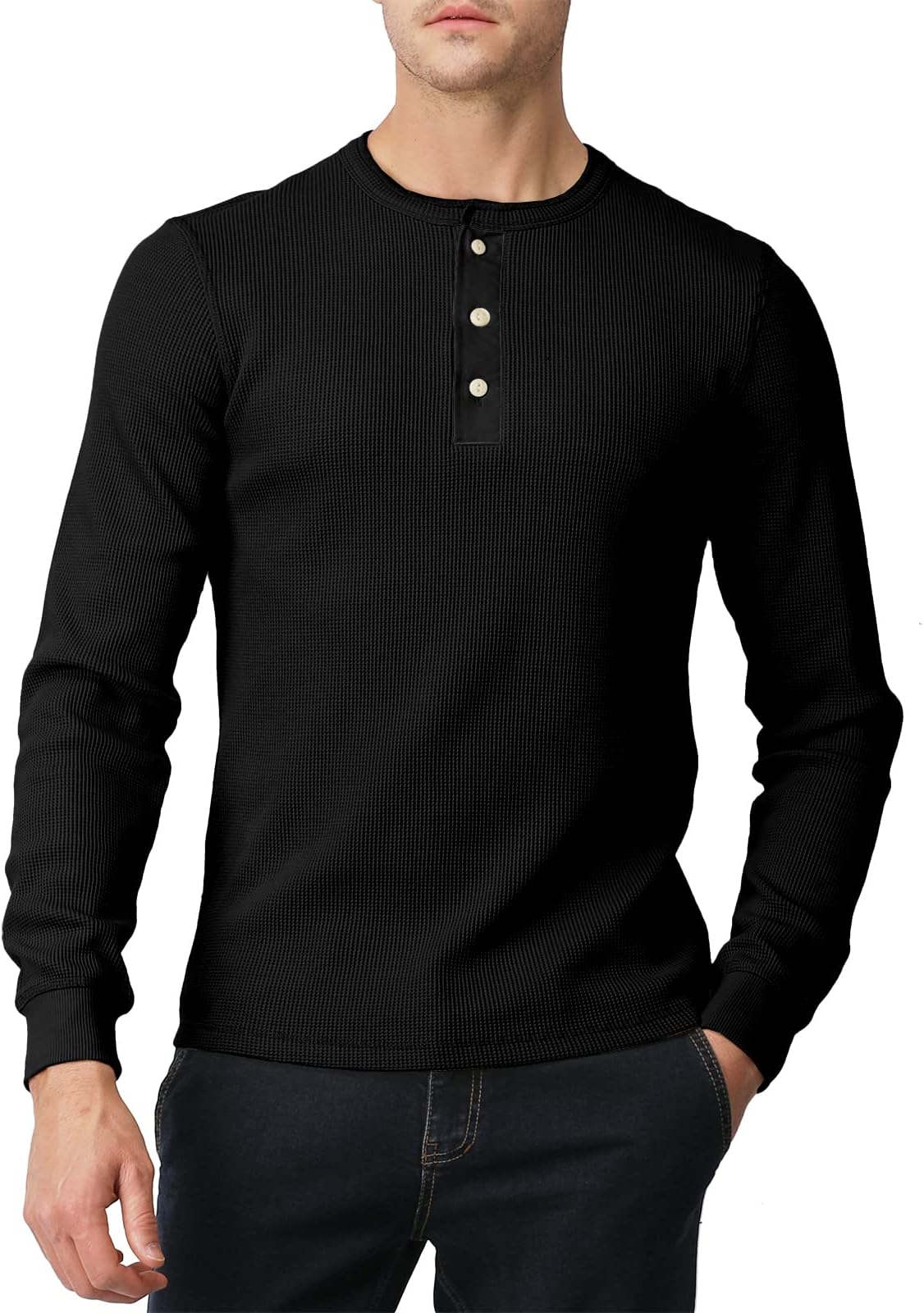 H2Hmens Casual,thermal,classic,long Sleeve Casual,thermal,classic,long Sleeve