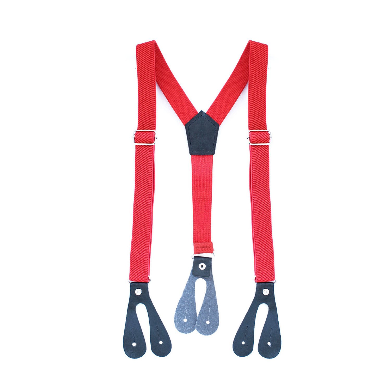 WedDecor Kids Braces Button Hole Y Shaped Back, Adjustable, Elasticated Suspenders For Trousers, Jeans - 20mm / 25mm