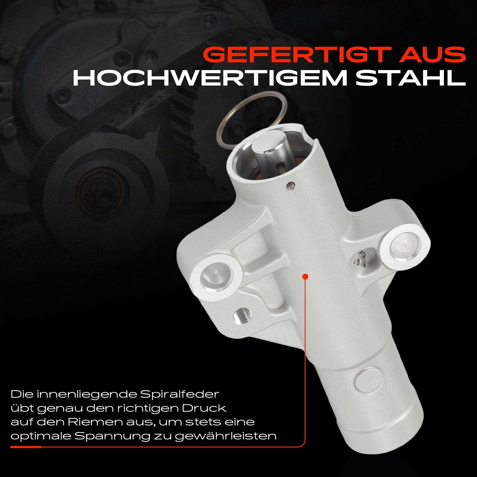 Frankberg Tendicinghia puleggia di tensione benzina 420-193 | Compatibile con: Grandis NAW, Lancer VII Station Wagon CSW CTW, Lancer VII CSA CTA, Galant Saloon DJ ED EF, Outlander I CUW