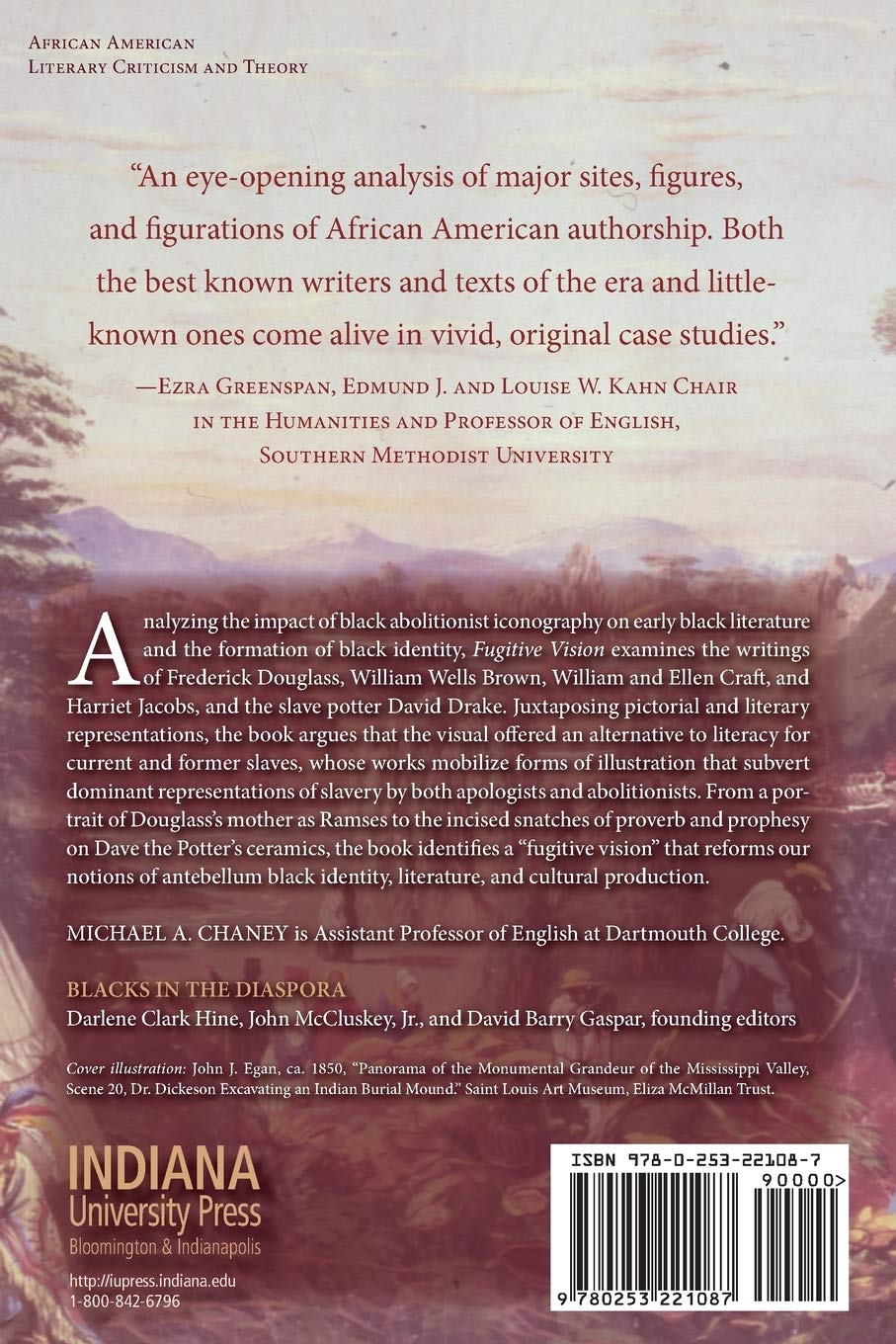 Fugitive Vision: Slave Image and Black Identity in Antebellum Narrative (Blacks in the Diaspora)